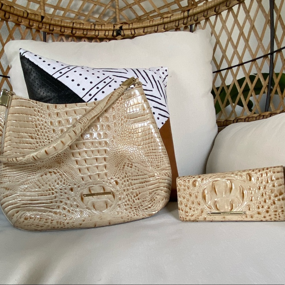Large Brahmin Amira Melbourne Handbag and WALLET